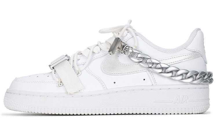 

Кроссовки Nike Air Force 1 Skateboard Shoes Men Low-Top White Silver