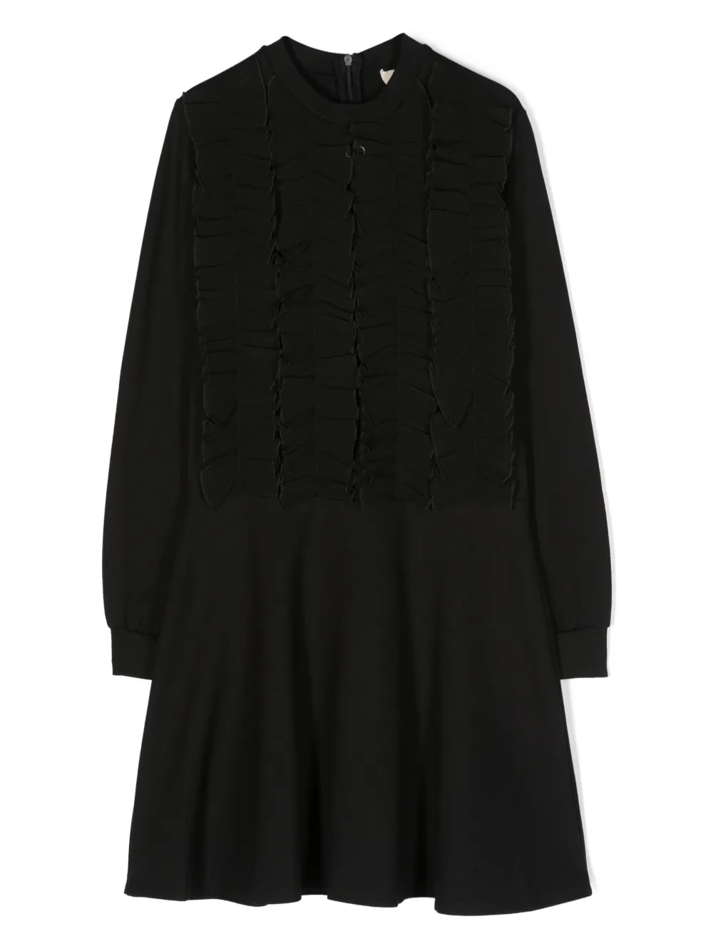 

Платье из джерси с оборками TWINSET Kids, черный