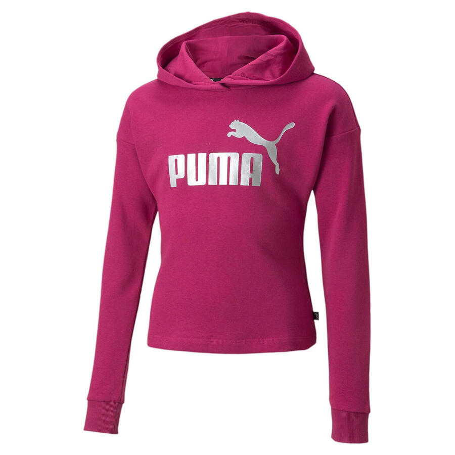 

Укороченная толстовка с капюшоном Puma для девочек с логотипом ESS+, TR G 846957