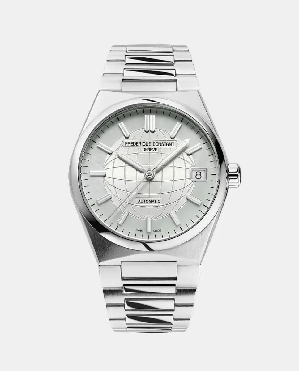 

Highlife FC-303MPW2NH6B Автоматические стальные женские часы Frederique Constant, серебряный