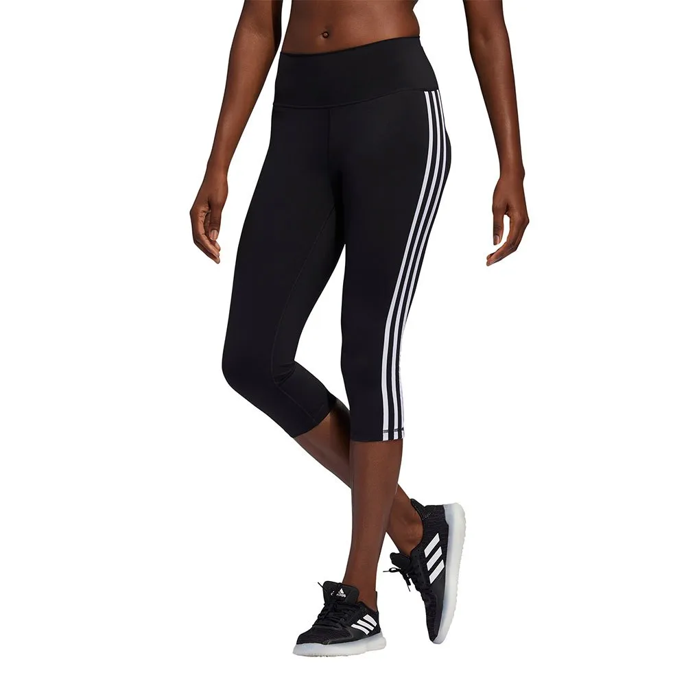 

Леггинсы adidas Believe This 3 Stripes 3/4, черный