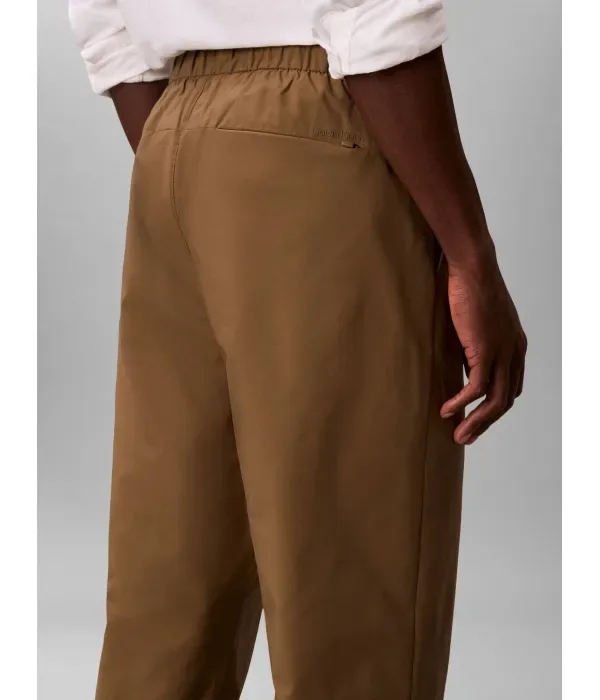 Брюки slim fit Calvin Klein, хаки — фото 4