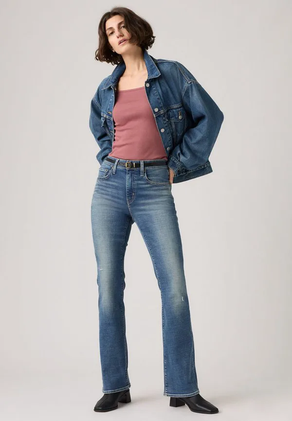 725 джинсы с высокой посадкой и расклешенными штанинами Levi'S, Ducked Out — фото 2