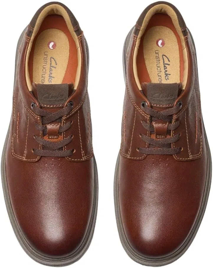 Мужские оксфорды Clarks Un Briley Pace, Tan Leathe — фото 4