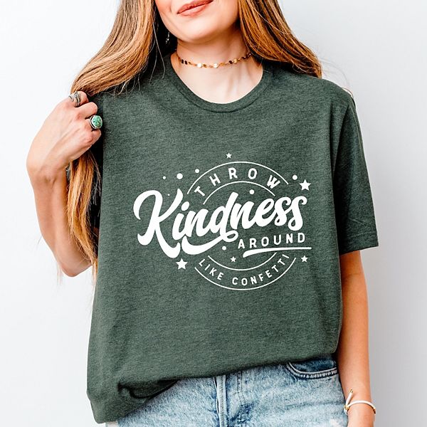 

Футболка с коротким рукавом Throw kindness around like confetti Simply Sage Market, Зеленый, Футболка с коротким рукавом Throw kindness around like confetti Simply Sage Market