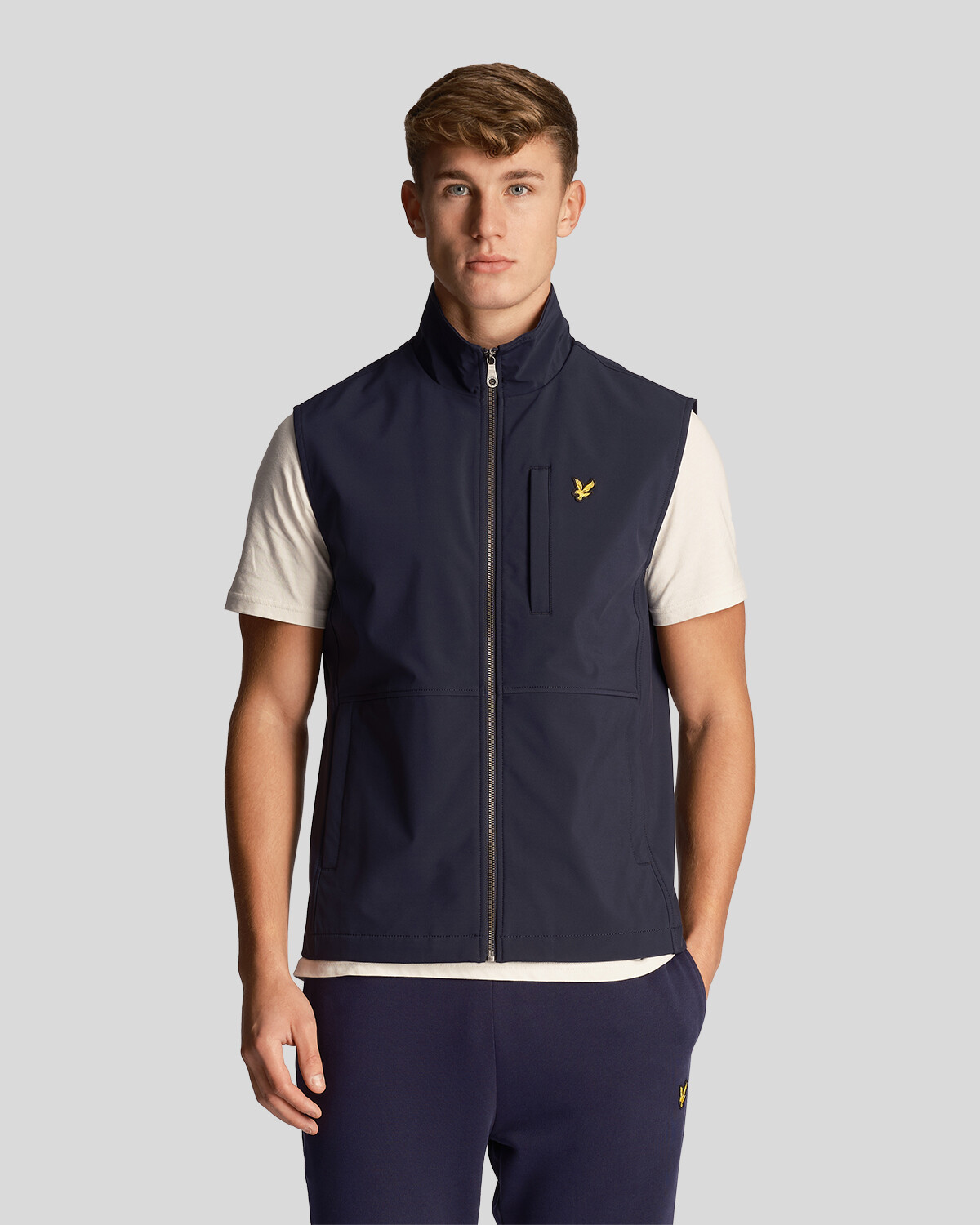 

Жилет softshell Lyle & Scott, синий