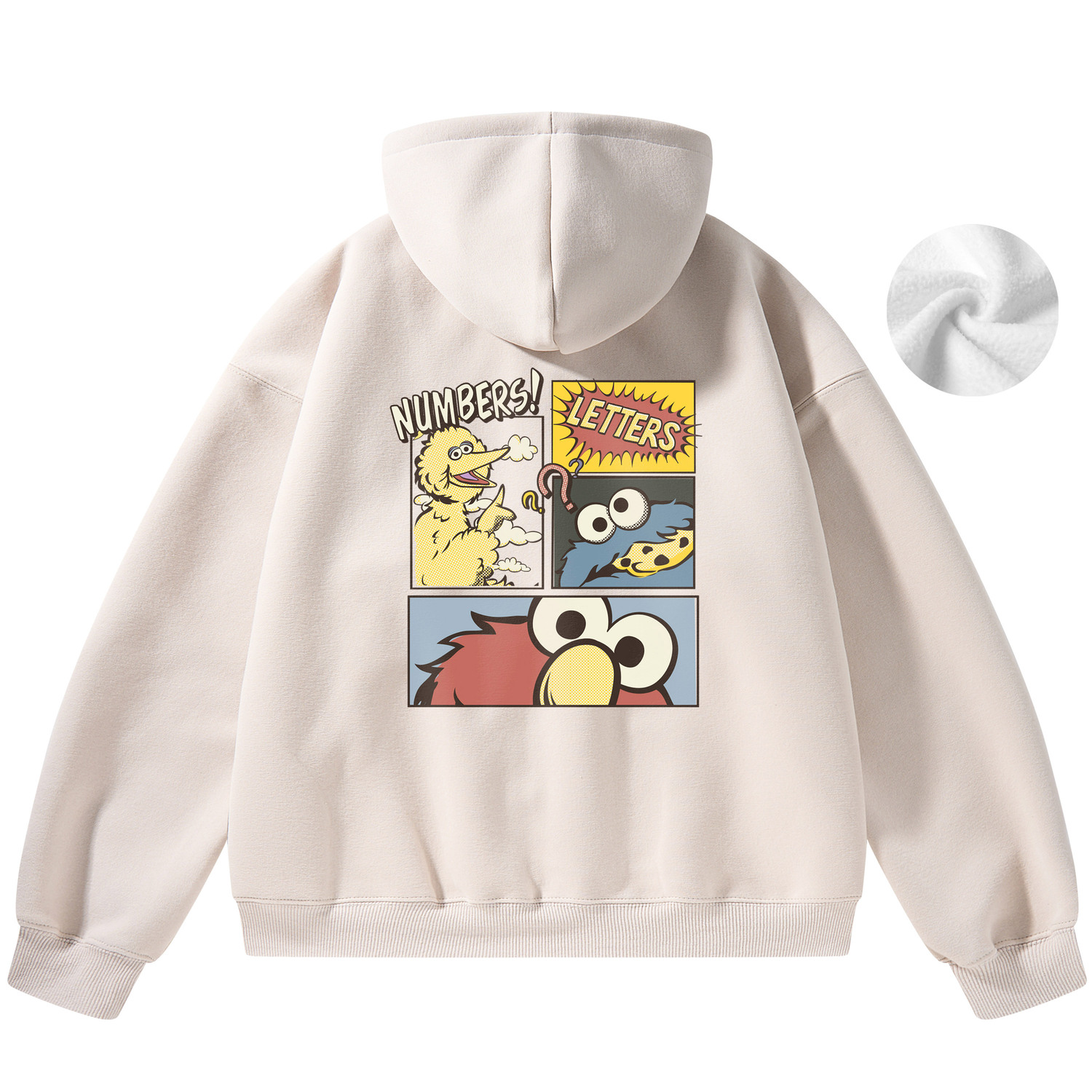 

Унисекс свитшот SESAME STREET, Apricot[Fleece-Lined]