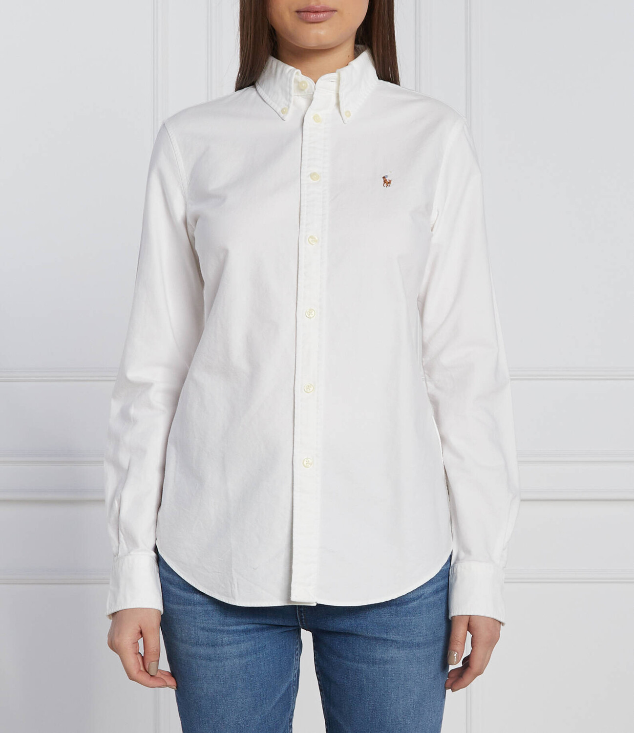 

Рубашка POLO RALPH LAUREN harper regular fit, белый