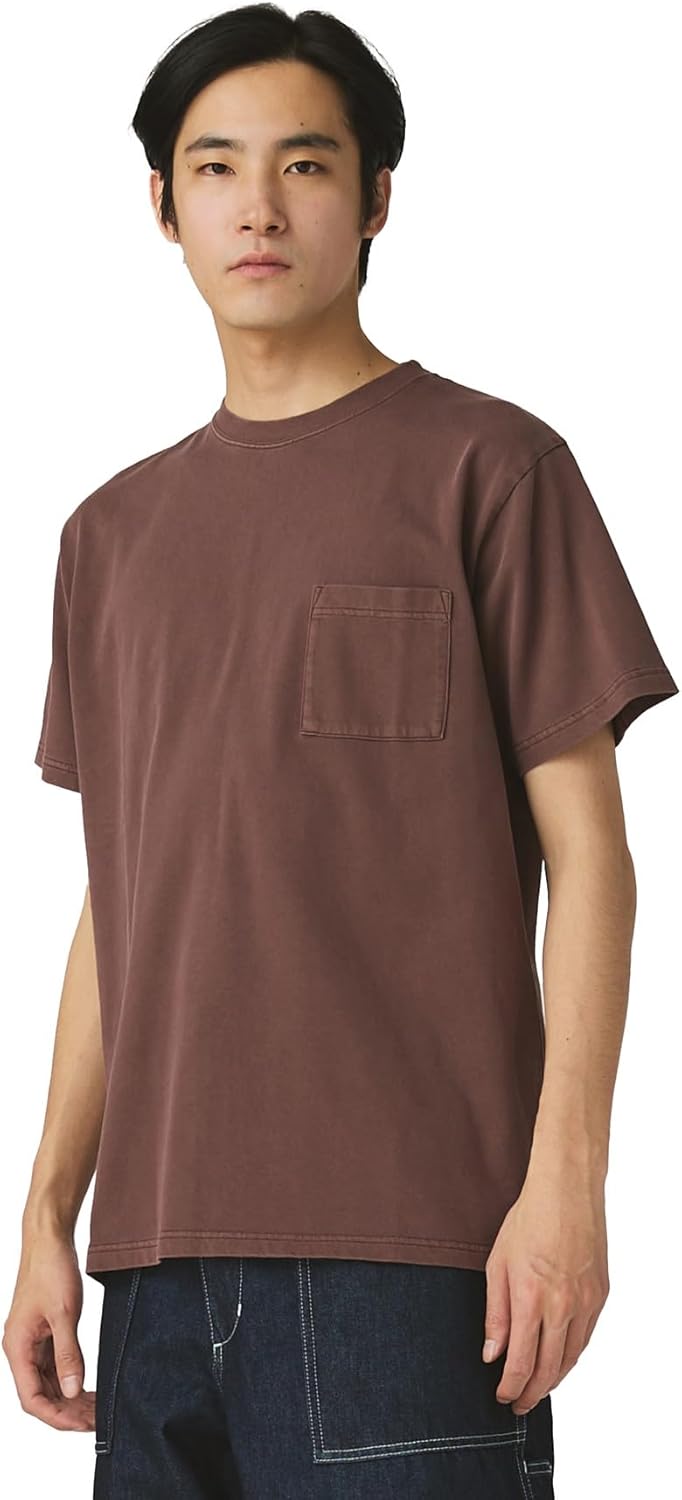 

Футболка Snow Peak Garment Dyed TS-25AU011, мужская и женская, с коротким рукавом, красный/бордовый