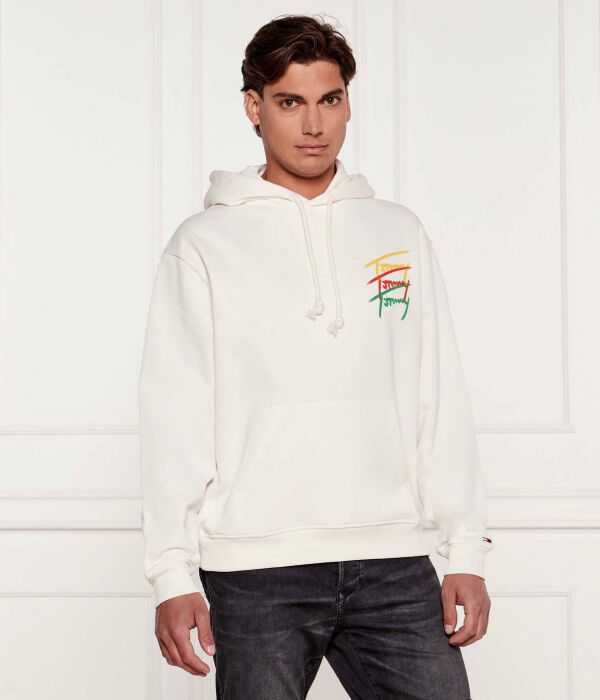 

Свитер Loose fit Tommy Jeans, экрю
