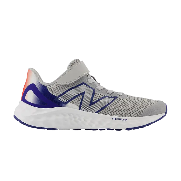 

Кроссовки New Balance Fresh Foam Arishi v4 Little Kid Wide 'Grey Navy', серый