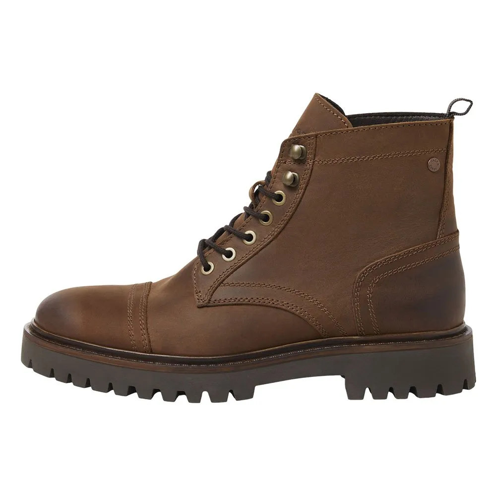

Ботинки Jack & Jones Enzo Leather, коричневый