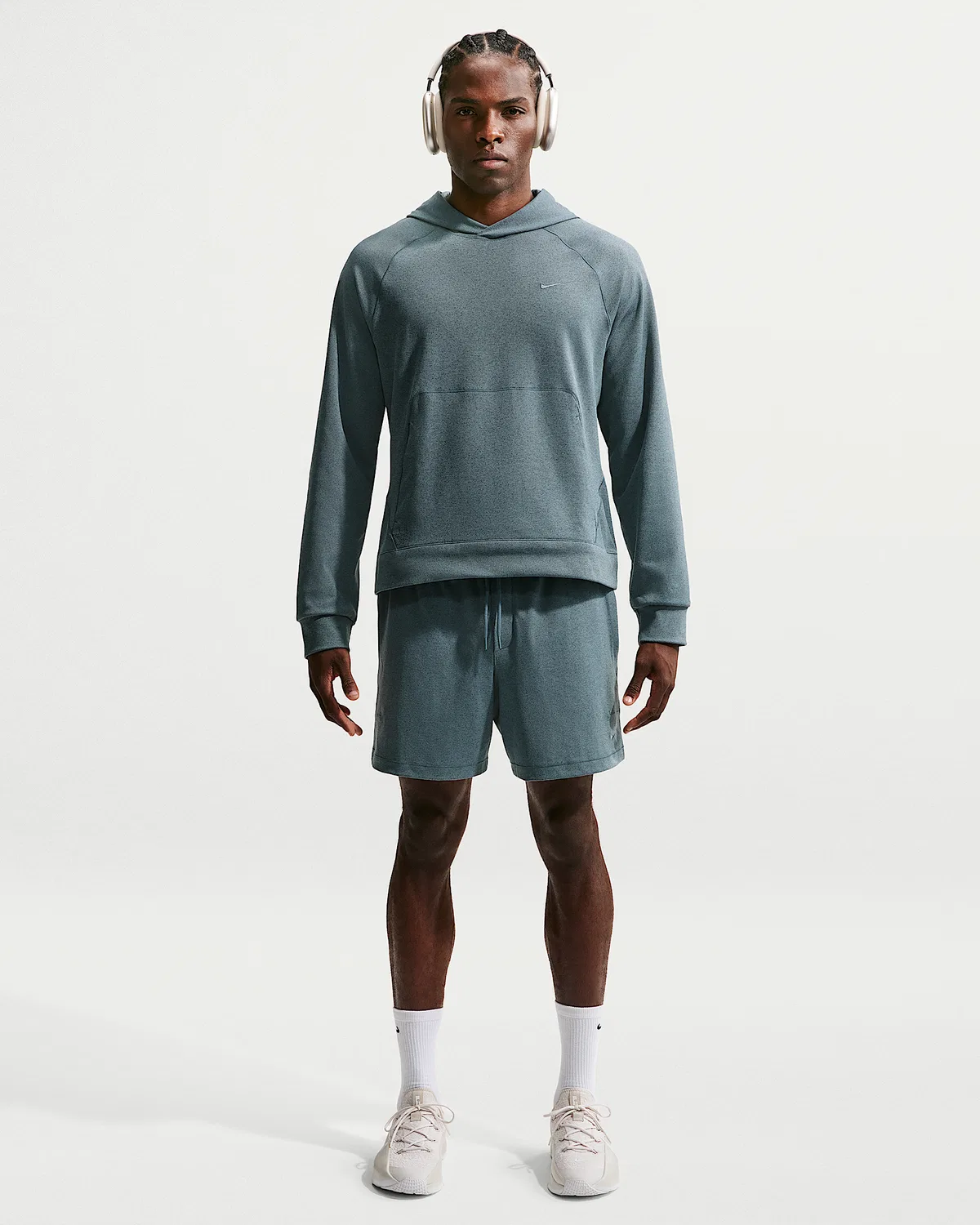 Мужские шорты Dri-FIT 7" Performance Nike Primary NanoKnit, Mineral Slate/Black Spruce/Heather/Mineral Slate