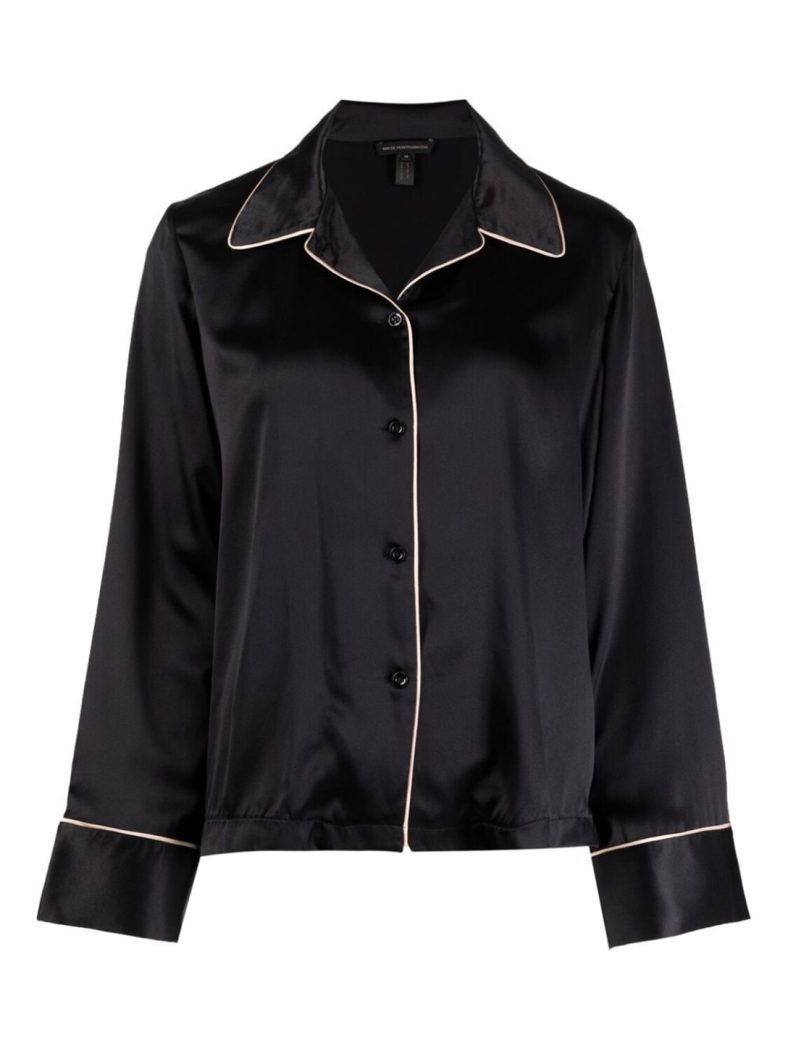 

Kiki de Montparnasse Kiki silk lounge top, черный