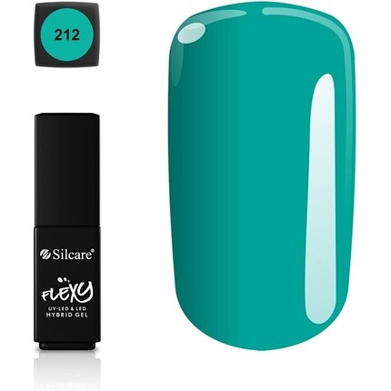 

212 Soak Off Гибридный УФ-светодиодный гибкий гель для маникюра с ногтями 4,5G, Silcare