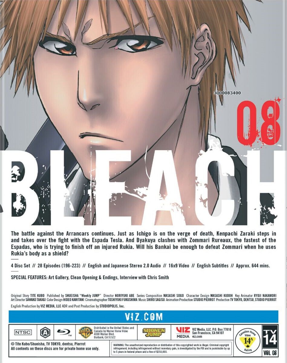 

Blu-Ray диск Bleach Set 8 Blu-ray