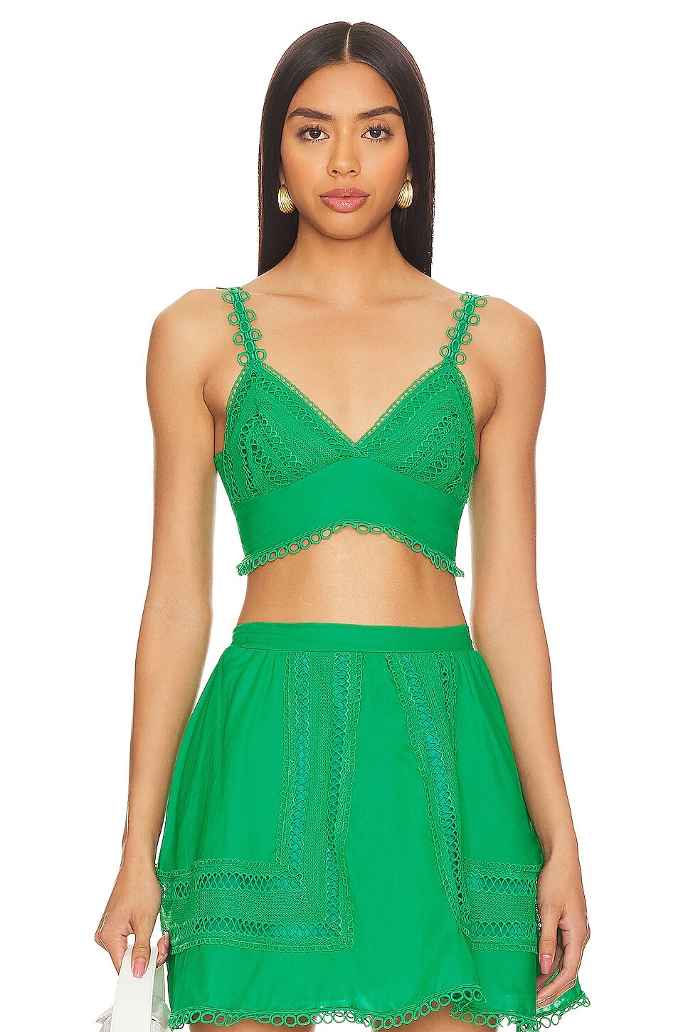 

Жасминовый топ Peixoto, цвет kelly green