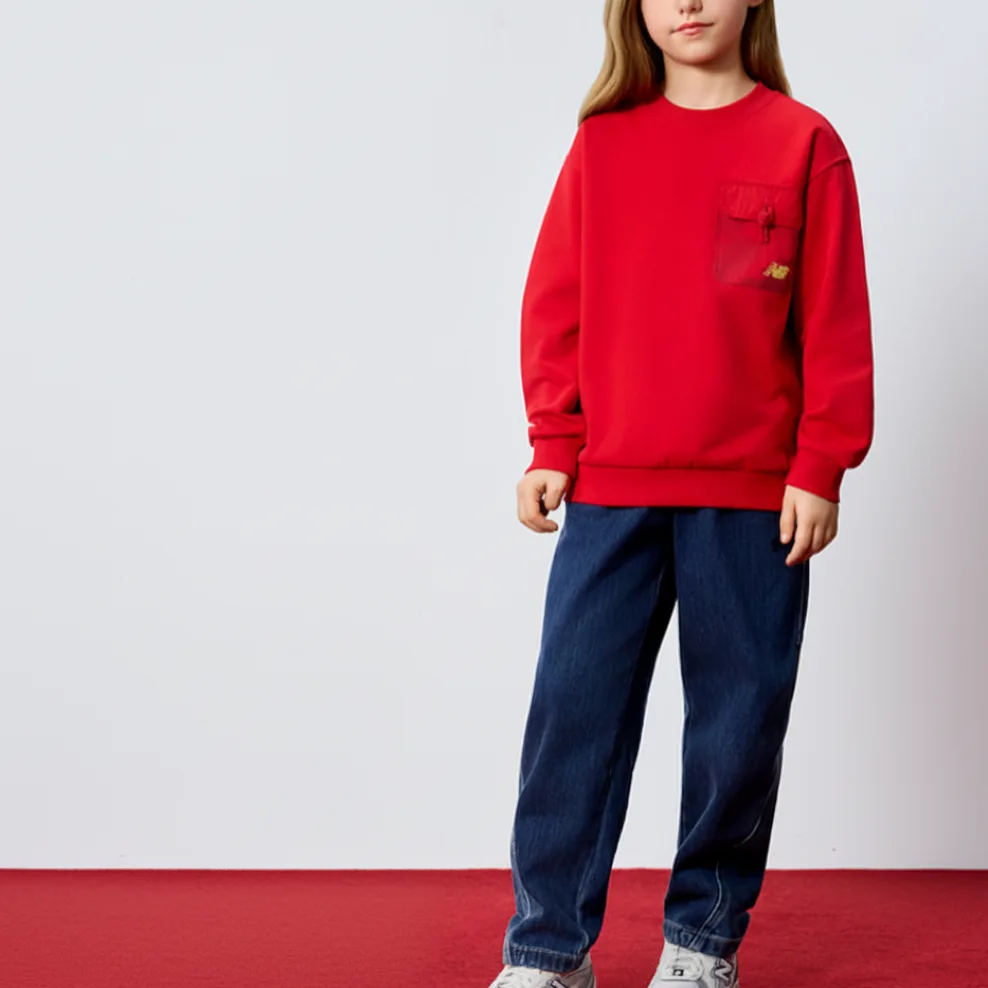 Детские джинсы Moderate New Balance, темно-синий — фото 3
