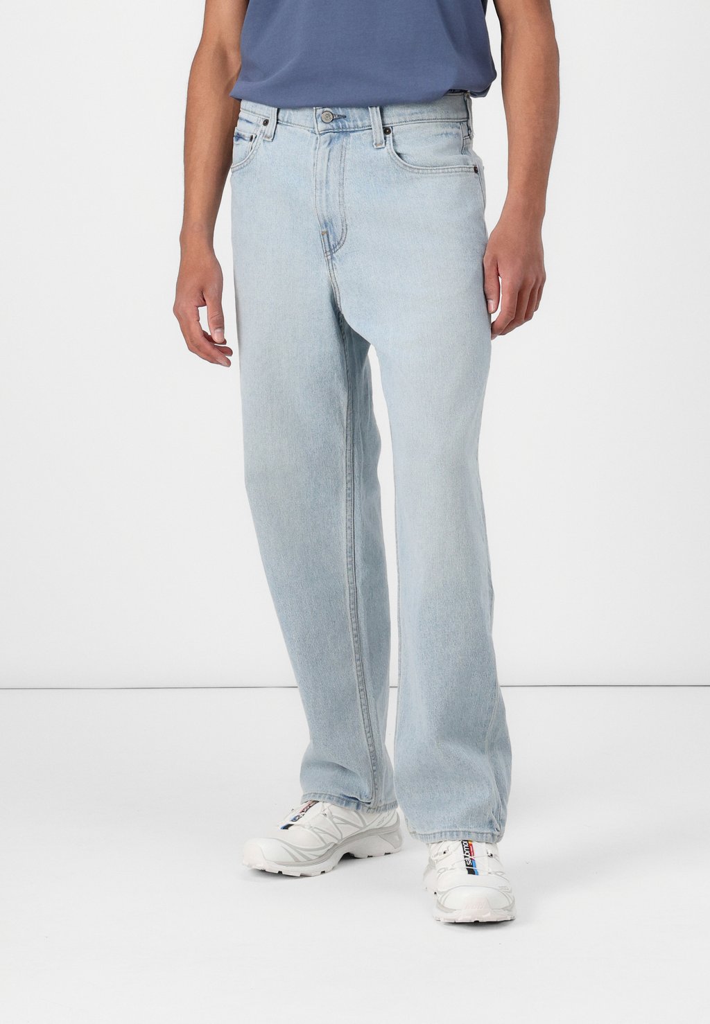 

Мешковатые джинсы BAGGY LIGHT Hollister Co., цвет Light Blue Denim