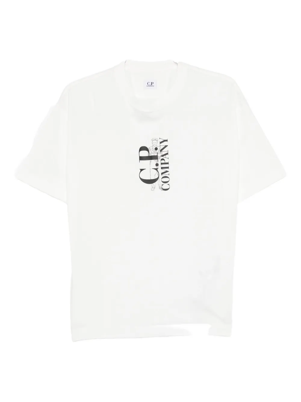

Футболка с логотипом C.P. Company, белый