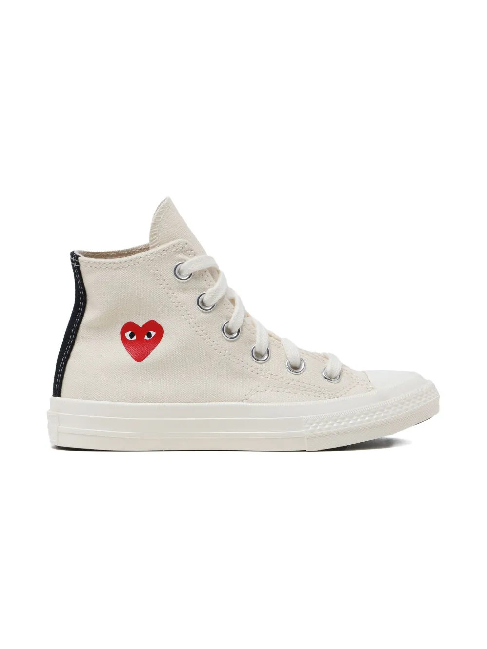 Высокие кроссовки с логотипом Comme Des Garçons Play Kids, нейтральный — фото 2