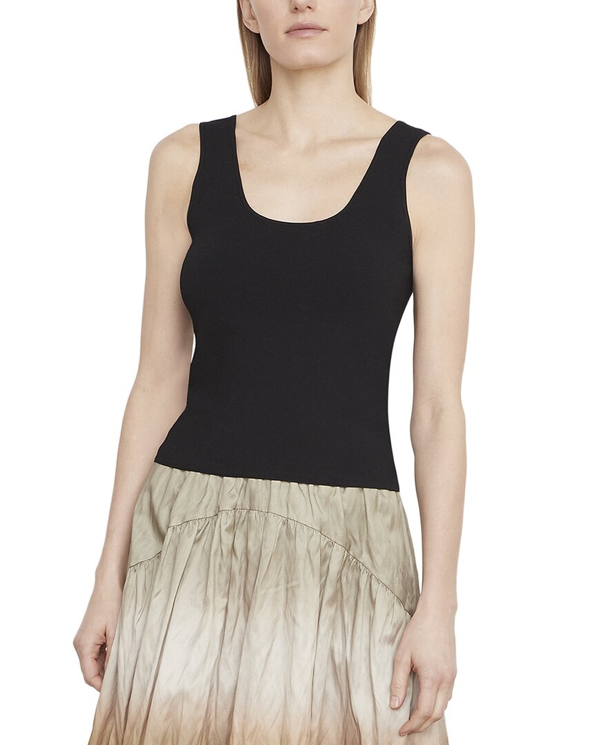 

Винс Топ с круглым вырезом Vince, черный