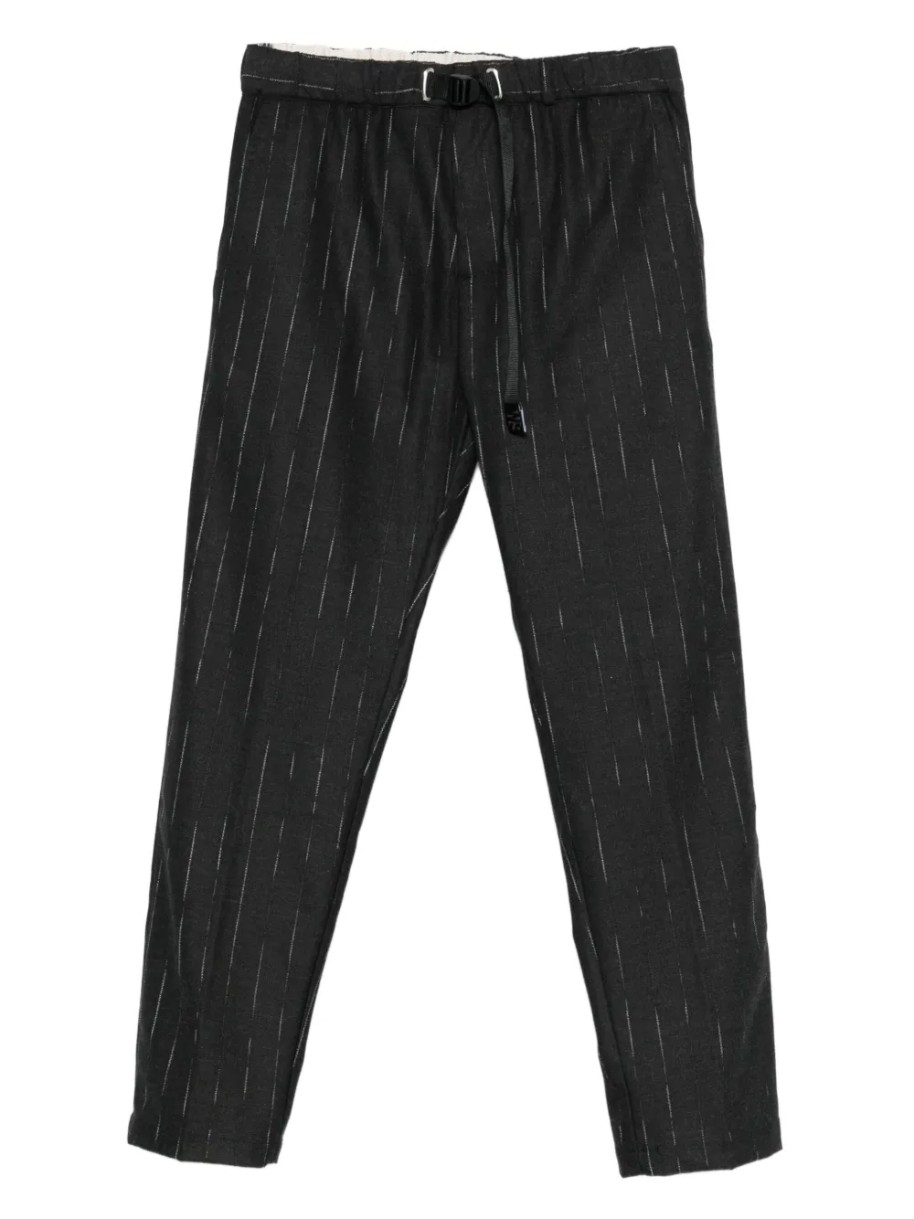 

Полосатые брюки Greg с кулиской White Sand, серый