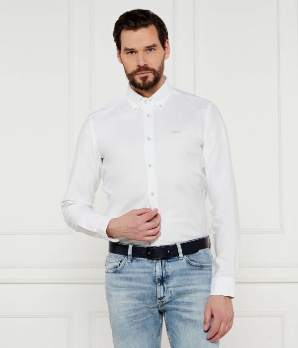 

Рубашка h-roan-bd-e-c1-243 Slim fit Boss, белый