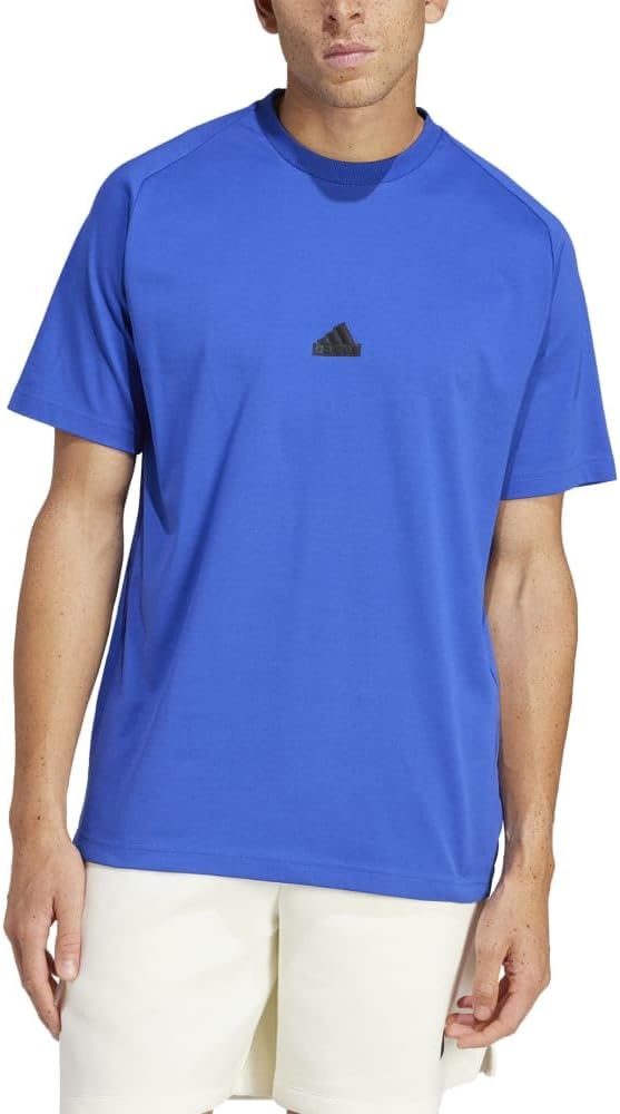 Мужская футболка Adidas ZNE с коротким рукавом (KNQ83), синий — фото 2