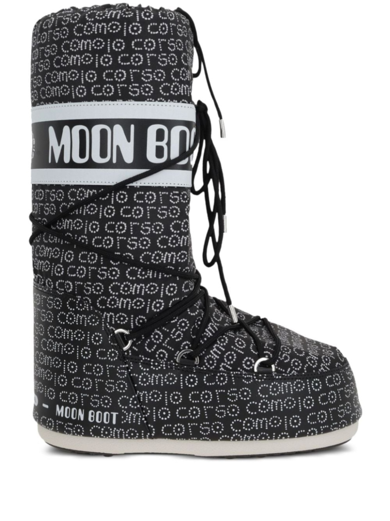 Ботинки женские Moon Boot Icon из коллаборации с 10 Corso Como высокие, черный