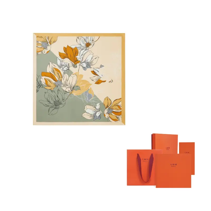 

WENSLI Шёлковый шарф, Green