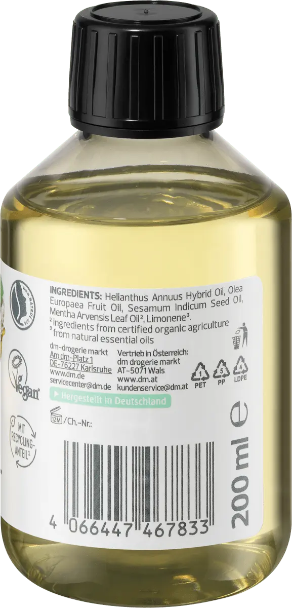 Масло для полоскания рта органическая мята 200мл alverde NATURKOSMETIK — фото 2