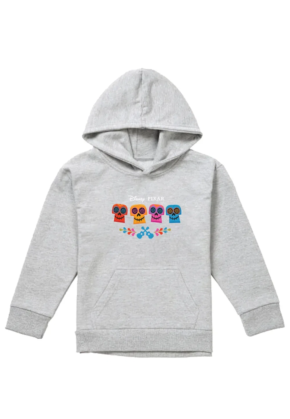 Детский худи Coco Skull Logo от Disney, серый — фото 4