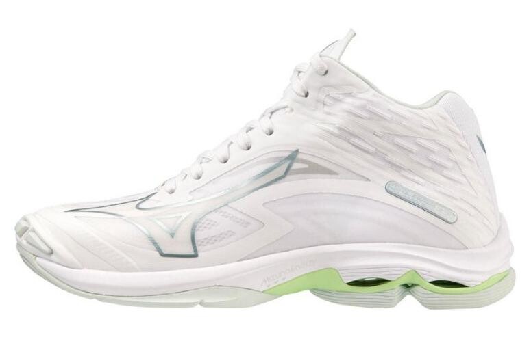 

Mizuno Кроссовки унисекс, White/Gridge/Patinagreen