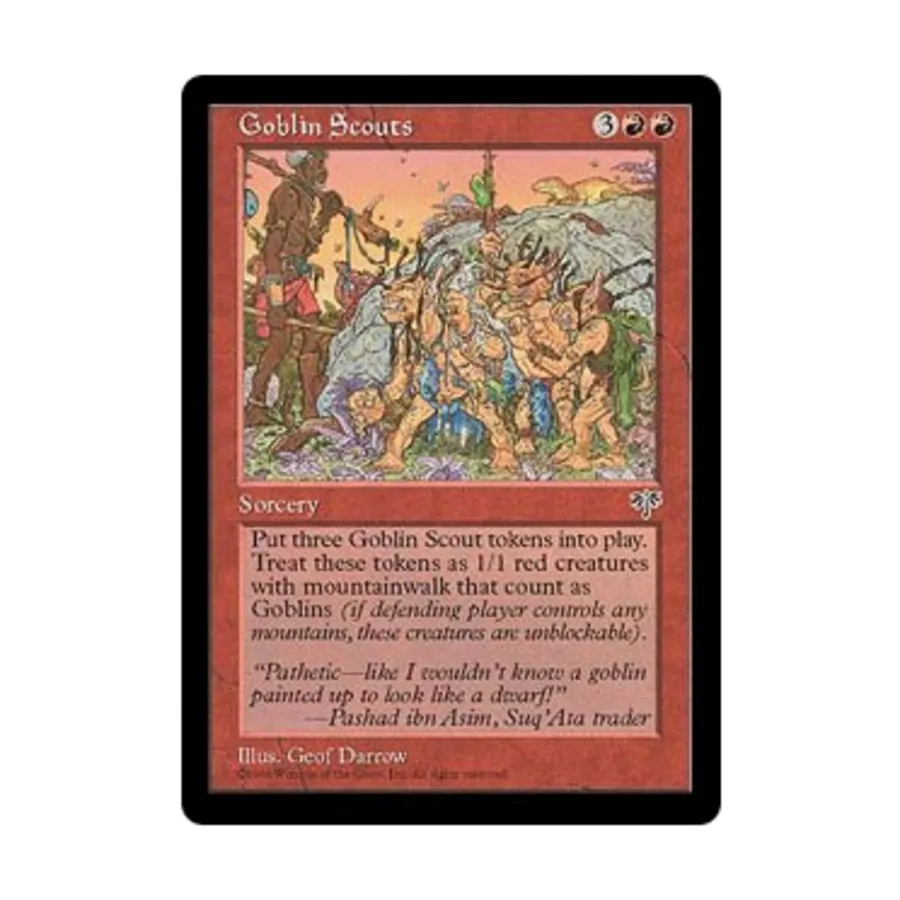 

CCG Гоблины-разведчики (U), MTG - Mirage