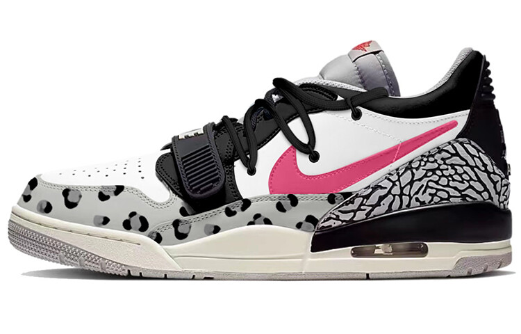 

Кроссовки Jordan Legacy 312 Vintage Basketball Shoes Men Low-top Pink, черный