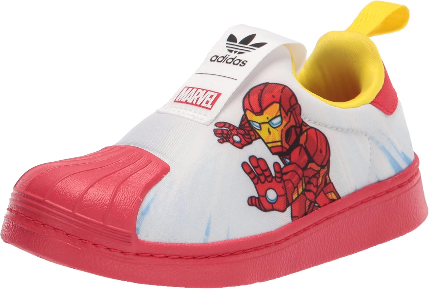 

Мужские кроссовки adidas Originals Superstar Classic низкие, белый/красный/желтый/ярко-красный