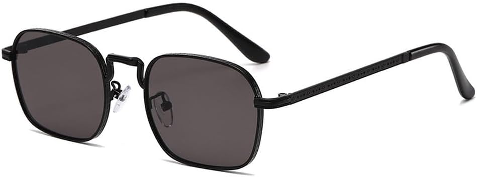 

Овальные металлические солнцезащитные очки, модные ретро-очки для мужчин и женщин, персонализированные очки с защитой от УФ-излучения, роскошные очки UV400 HVTVTLA, Black