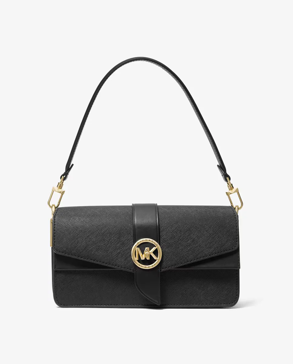 

Кожаная сумка через плечо Greenwich со сменными ремнями Michael Michael Kors, черный