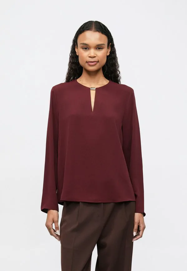Блузка с фурнитурой Calvin Klein, Merlot