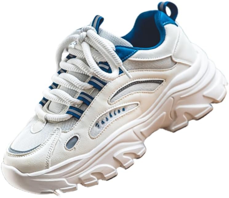 

Мужские модные массивные кроссовки HoaloX, удобные, нескользящие, на шнуровке, повседневные, для активного отдыха на природе, синий