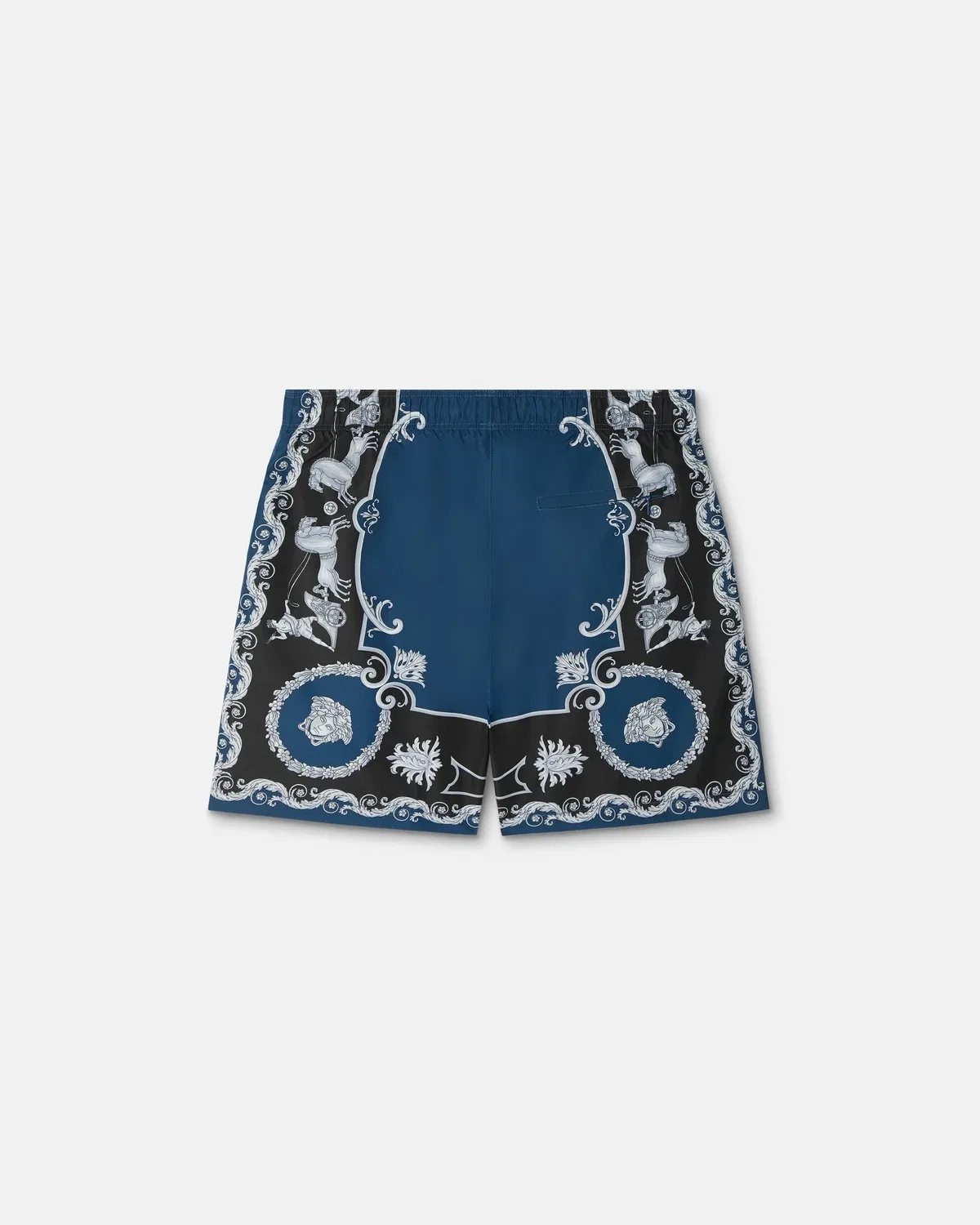 Плавательные шорты с принтом VERSACE, синий — фото 2