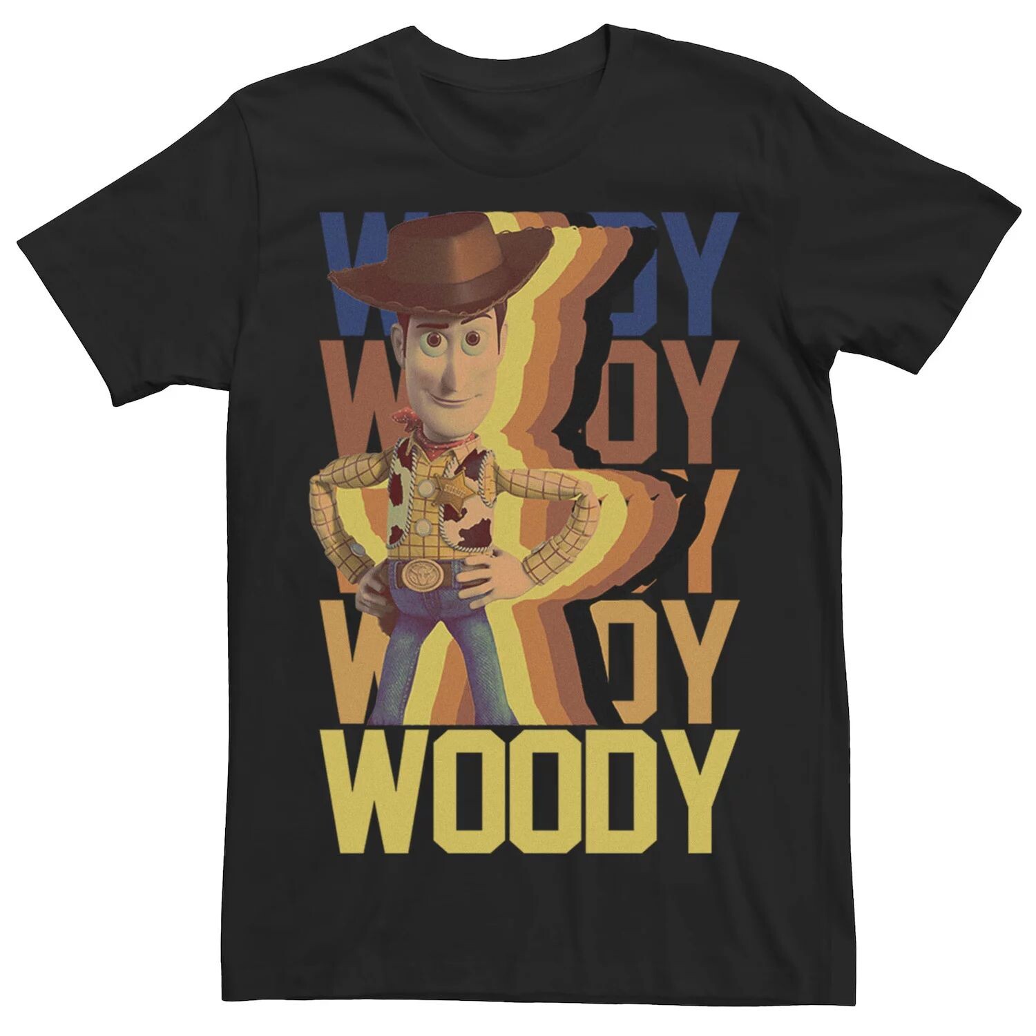 

Мужская футболка Toy Story Woody Name Stack с портретом Disney / Pixar
