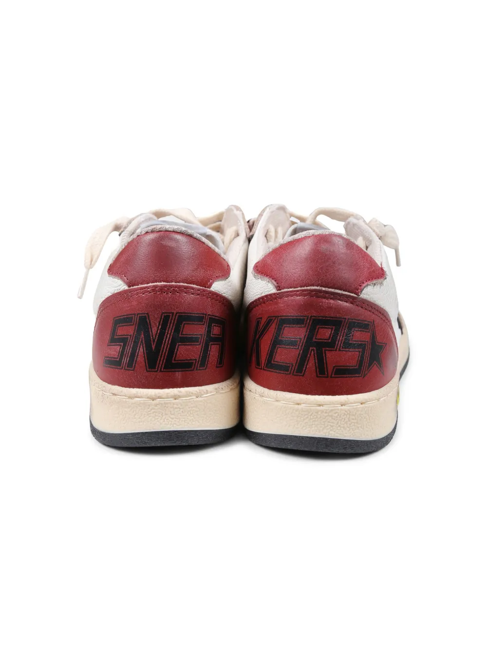 Кеды Ball Star Golden Goose Kids, красный — фото 4