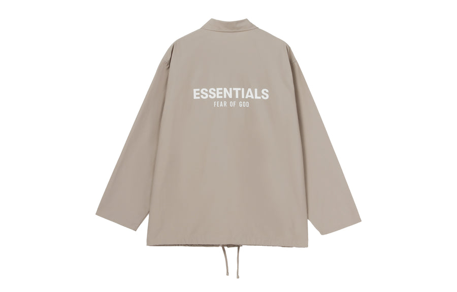 Куртка Fear of God Essentials FW20 Coach Jacket Moss, зеленый — фото 3