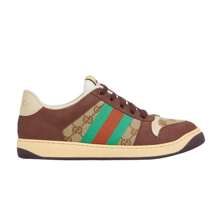 Кроссовки Gucci Screener 'Черный Темно-коричневый'