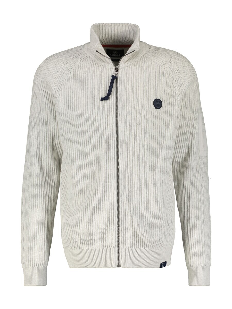 

Вязаный кардиган LERROS Knit Cardigan, цвет mottled white