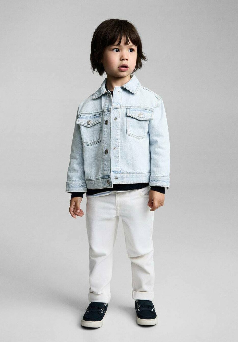 

Джинсовая куртка PAUL Mango Kids, синий