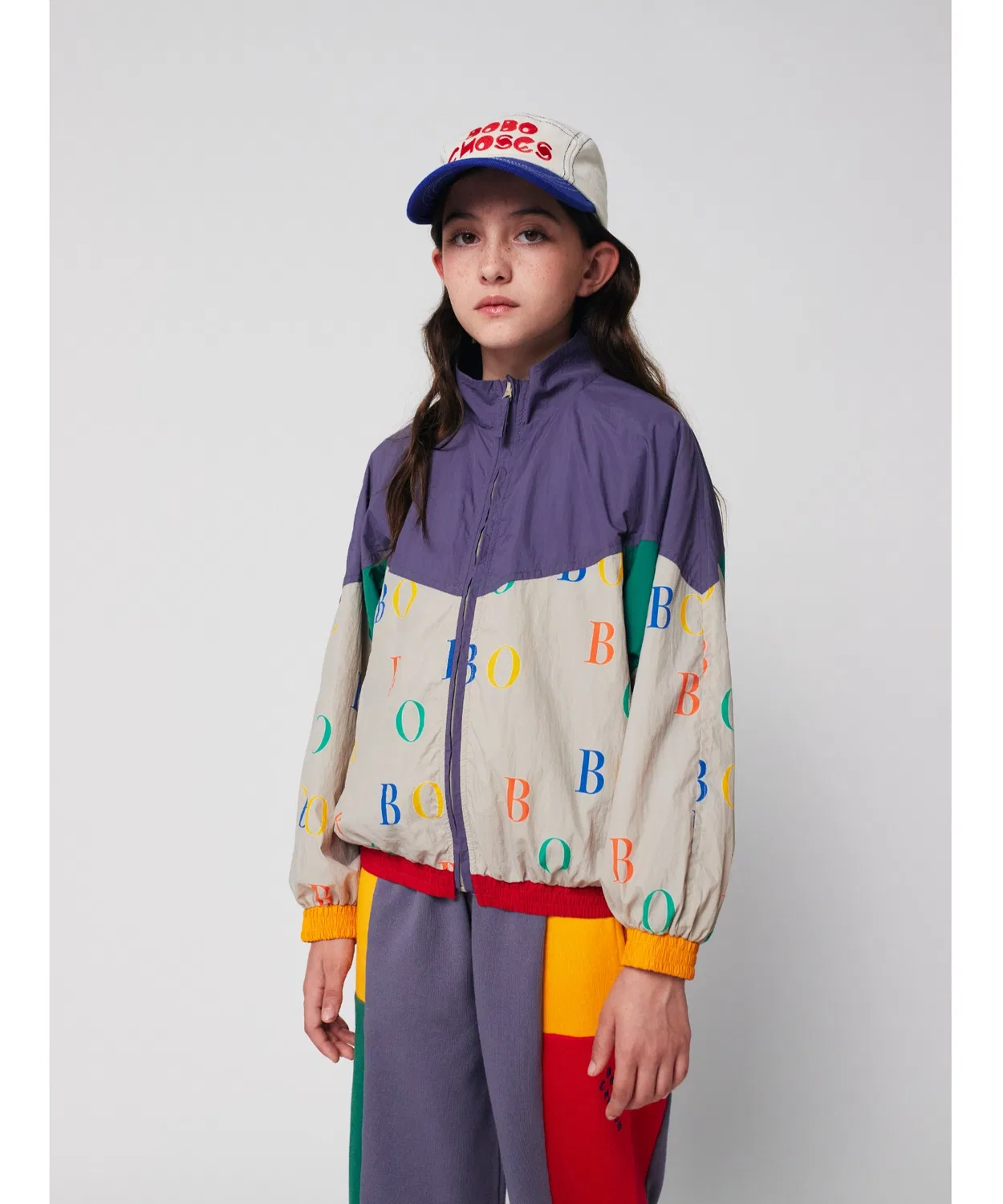 Куртка Multicolor Bobo all over tracksuit jacket, полиамид, мультиколор