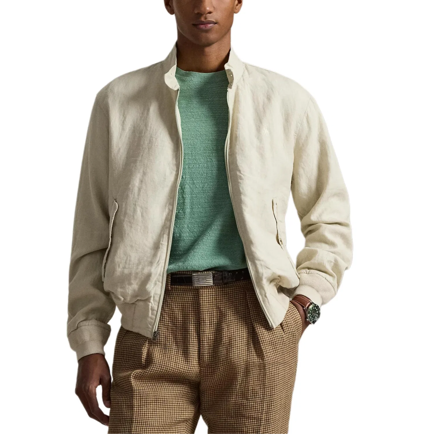 Ветровка трикотажная Polo Ralph Lauren Sand — фото 4